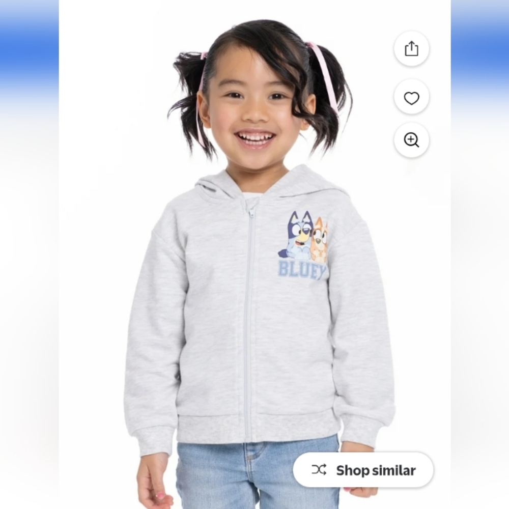 ⚡ 4/$10⚡ Bluey Full Zip